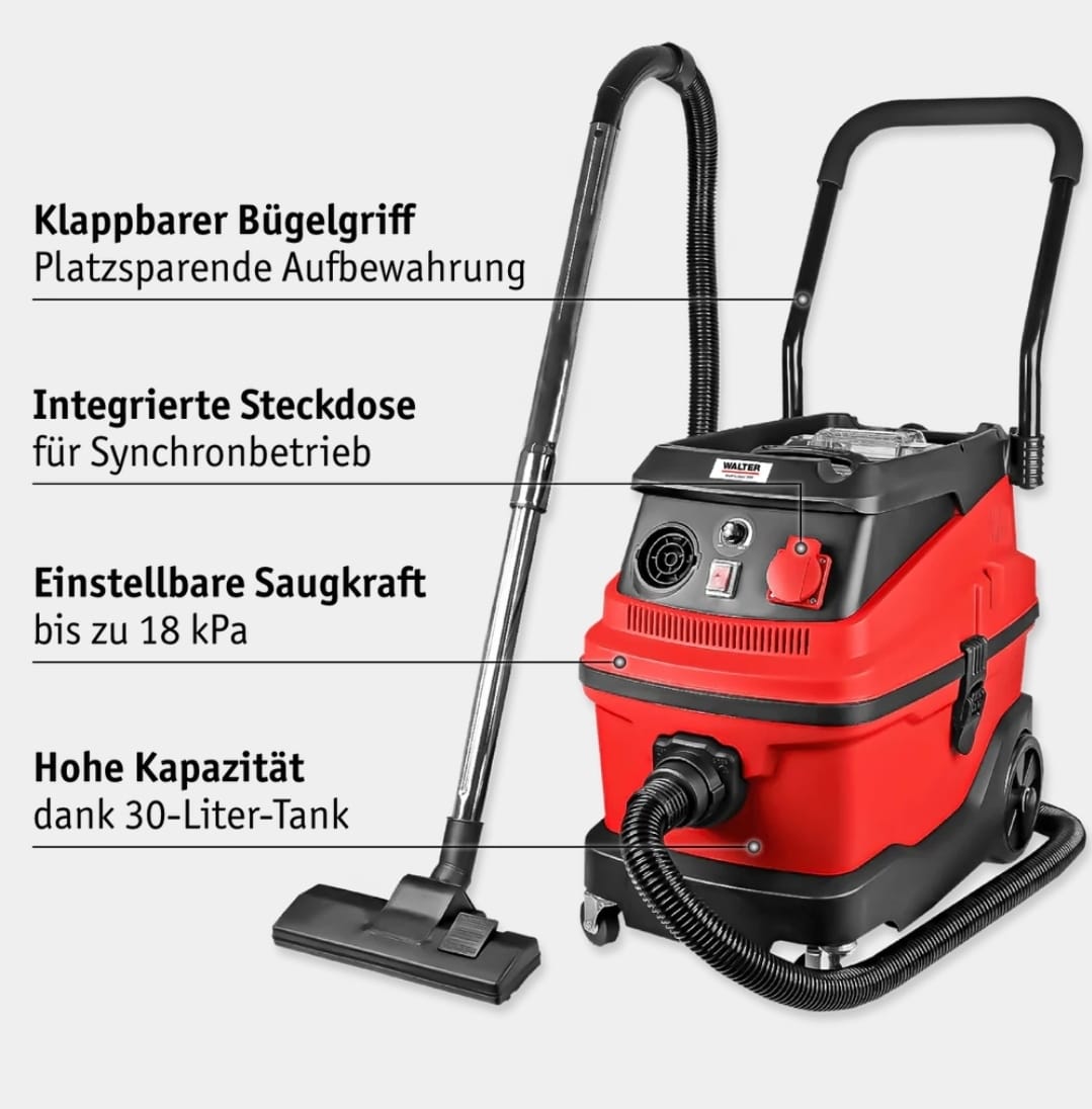 Walter 3-in-1 Multifunktionssauger 1600 W